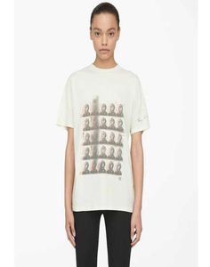Fashion anine 23SS Designer T -shirt Picture Film Afdrukken Katoen Ronde Nek Vrouwen korte mouwen T -shirt Summer Tees Tops9981038