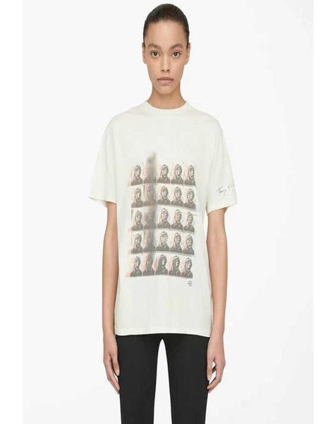 Mode anine 23SS Designer T-shirt Picture Film Imprimé Coton Round Neck Femmes à manches courtes Tshirt Tees Summer Tops9981038