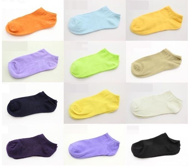 Chaussettes de mode 50pcs de haute qualité femmes coton doux bateau chaussettes courtes fille chaussettes invisibles mince chaussette de cheville pour dames en gros Y191