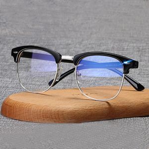 Fashion anti-bleu Lunes Lumières pour les hommes Femmes Game d'ordinateur Rayon Blocker Blocker Bloger Goggles Eyeglass 240424