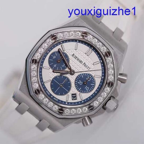 Fashion AP Wall Watch Epic 26231 Royal Oak Panda Face Womens Fine Steel Diamond Watch Machinery Automatic Watch Swiss Watch