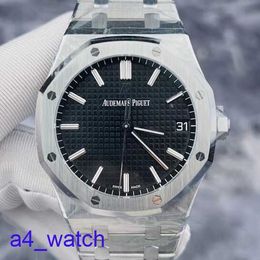 Fashion AP Wrist Watch Royal Oak Series 15500st Men's Black Calal