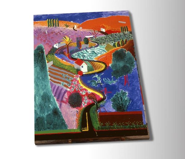 Artiste de mode David Hockney Painting Affiches Affiches et imprimés Toile Peinture sur Wall Art Picture moderne pour Home Room Decoratio5791732