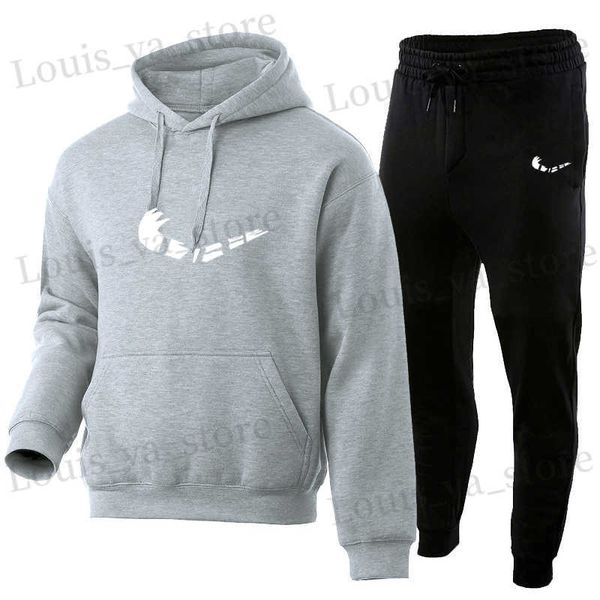 Fashion Autumn Winter's Pack Spight Swings Designer Sets Pantalones de capucha Chaqueta Casual Sweinshirt Tech Jugues Joggers Impresión Sweatsuit T230814