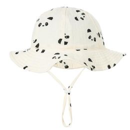 Chapeau seau en coton pour bébé, pare-soleil de luxe, casquette de pêcheur pour nourrissons, casquette d'été pour Sports de plein air, visière de protection solaire