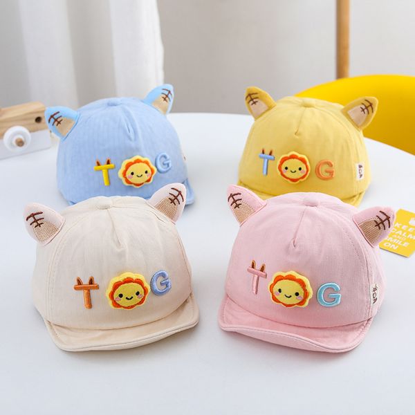 Mode bébé chapeau mignon oreille de tigre enfants casquettes de Baseball été enfants garçon fille soleil chapeaux visière nourrissons casquettes accessoires 6-24 mois