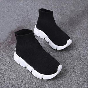 Fashion Kids Shoes Peuter Baby Sneakers Boots Designer Kinderen Running Shoe Boy Girls Gebreide atletische sokken schoenen