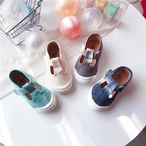 Mode baby schoenen 2021 lente zomer kinderen schoenen voor jongens meisjes snoep kleur kinderen casual canvas sneakers zachte bodem schoenen x0703