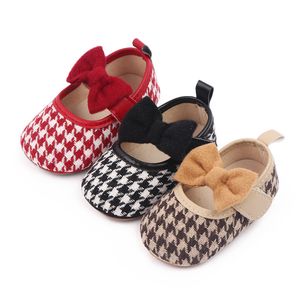 Mode bébé chaussures nouveau-né premiers marcheurs semelles souples bébé fille princesse Bowknot chaussures