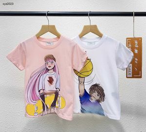 Mode bébé T-shirts dessin animé personnage modèle enfants vêtements taille 100-150 garçons été à manches courtes fille coton T-shirts Jan20