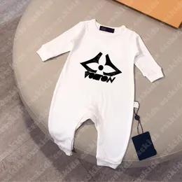 fashion babys lente klimmen romper luxe pasgeboren jongens meisjes lange mouwen jumpsuit kinderen herfst bodysuit kleding csd2311031