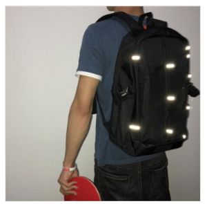 Mochila de moda para hombres y mujeres, mochila impermeable de nailon, bolso de hombro, bolso de viaje de ocio, bolso de mensajero para estudiantes, mochila reflectante 3M 123