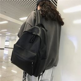 Mochila de moda, bolso de hombro para ordenador portátil, mochilas de viaje de cuero PU para mujer, mochilas escolares para estudiantes universitarios, mochilas escolares para chicas adolescentes 240106