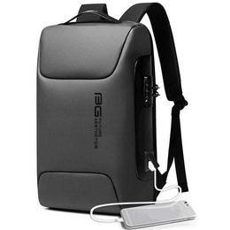 Fashion Backpack Mens Backpack Waterdichte computerzak Business Commuter University Student USB Anti Theft Backpack