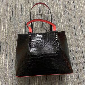 Sac de mode cabata designer totes rivet rivet en cuir authentique sac à main composite sacs sacs à bandoulins célèbres en noir blanc pour filles boy 162p