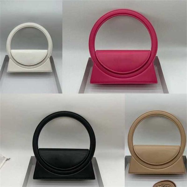 Bolso de moda Bolso de diseñador Marca Monedero Damas 2023 Lujo Color sólido redondo simple nuevo estilo alta textura un hombro bandolera