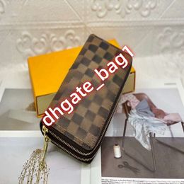 Bolso de moda diseñador Purso Classic Leather Old Flower Long Purse Double Embrague Bag Bags Interior Características de monedas con bolsillo de llave múltiple