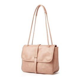 Fashion Bag Outdoor Casual Women's Shoulder Bag Solid Color PU Sac à main