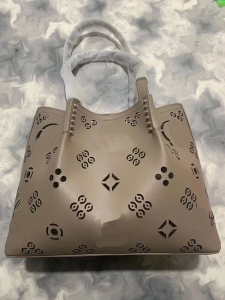 Bolsos de moda Diseñador Totes Remache Cuero genuino Bolso compuesto famoso bolso Bolsas de compras Negro Blanco con carteras Carteras de lujo Niños Niñas Mochilas