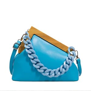 Mode tassen damesavond feest klem clutch hoge kwaliteit lederen schouder messenger bags voor vrouwen luxe dame tas