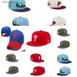 Capes de balle de mode Phillies p Lettre de baseball hiphop snapback sport Caps hommes femmes chapeaux ajustés pour hommes Gorras Bones H5-8.17 Drop livraison DHHBT