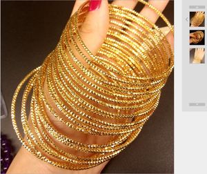 Mode Bangle gouden messing plated armband sieraden bruiloft verjaardagscadeau
