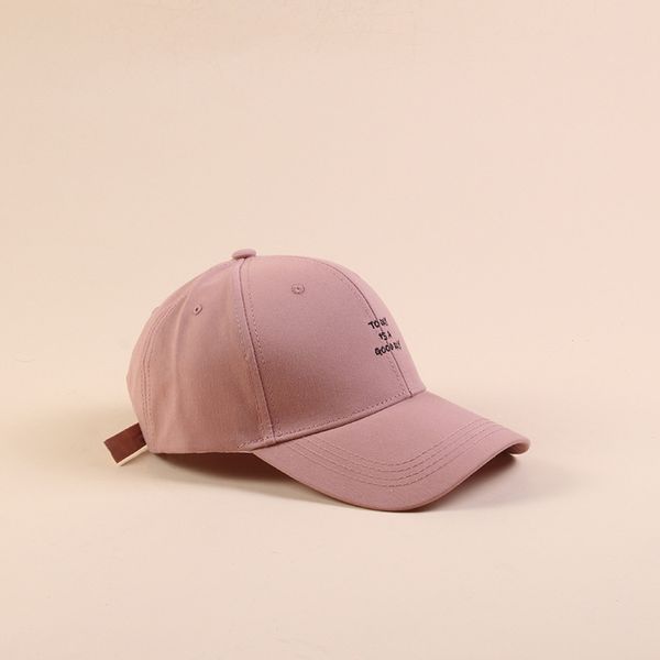 Casquette de baseball à la mode avec lettres brodées sauvages, chapeau de soleil décontracté pour étudiante, chapeau de rappeur Hip Hop