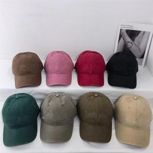 Mode honkbal pet piekhoeden unisex verstelbare hoedgrootte 8 kleuren met stof OPP BAG2778