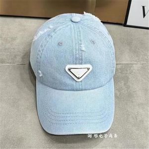 Mode Baseball Caps Designer Unisexe Chapeaux Classique Lettres Ball Cap Denim Tissu Hommes Femmes Chapeau De Soleil