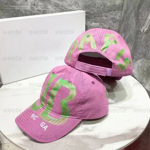 Mode Baseball Caps Vrouwen Luxe Designer Hoeden Brief Doodle Handgeschilderde B Casquette Cap Heren Unisex Beanie Emmer hoed Zomer Cappello