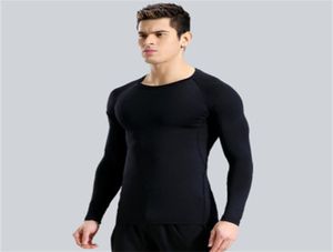 Mode de basket-ball Men de compression Top Gym Fitness Running T-shirt Sportswear Sleeves Long Gym Jogger Clothing Wear plus 5504213