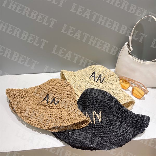 Sombrero de playa a la moda para el sol, sombrero de paja para vacaciones de verano, sombrero de pescador con ala tacaño para exteriores para hombres y mujeres, sombreros de pescador con protección solar