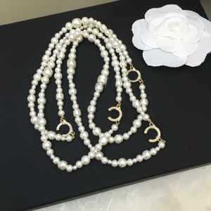 Mode kralen kettingen voor vrouw glanzende parelketting luxe designer ketting cadeau ketting sieraden aanbod