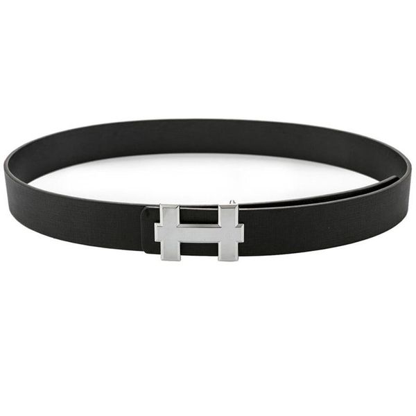 Ceinture de mode Vérite cuir des hommes en cuir Qualité de ceinture H Smooth Buckle Mens Beltes pour femmes Jeans Cow Strap Cadeaux 282W