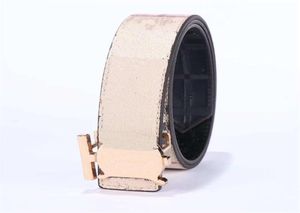 Fashion Belt Man Woman Belts Designer Smooth Gold Sliver Bronze Gun Black Buckle Luxury Taies de vache en cuir 8408622