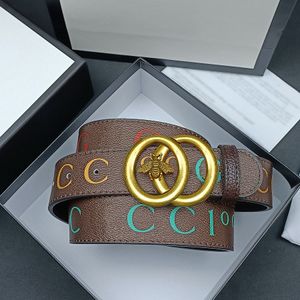 Mode riem heren damesriemen Gouden zilveren gesp man designer riem topkwaliteit casual luxe riem Letter G tailleband metaal cintura Echt lederen ceinture met doos