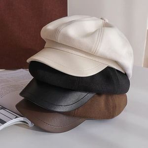 Mode béret femmes luxe chapeau béret casquette dame voyage en plein air chaud hiver coupe-vent vacances Bonnet casquettes Bonnet chapeau