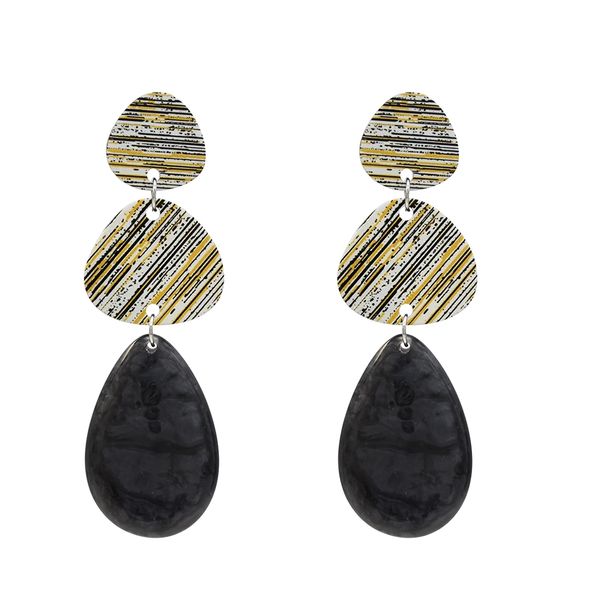 Fashion Big Acrylic Declare Agua Pendientes de caída de agua para mujeres Joyas para la fiesta de bodas