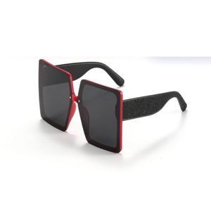 Lunettes de soleil de créateur de luxe à grande trame pour femmes Visor conduisant des lunettes de sport extérieur HD Couleur UV400 208J