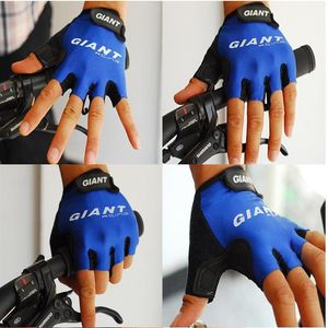 Mode-fietshandschoenen Gigantische halve vinger fietsen handschoenen MTB Bicycle Fashion Road Motocross Outdoor Handschoenen Guantes Ciclismo M-XL 3COL204O