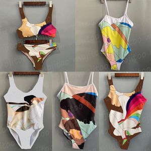 Moda Bikinis Mujeres Trajes de baño Diseñadores Impreso Damas Traje de baño Sexy Verano Traje de baño Ropa