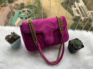 Designer-Marmont velours sacs sac à main femmes sac à bandoulière designer sacs à main sacs à main chaîne en or mode sac à bandoulière
