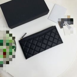 Mode noir designer portefeuille en cuir petits porte-cartes sacs à main femme sac à main argent noir or t embrayage longs portefeuilles sac à main de maïs