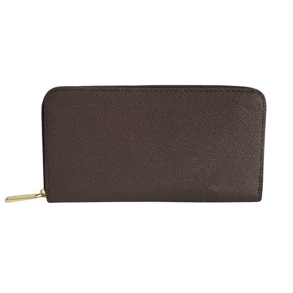 Moda Negro Estampado Cartera Mujer Embrague Señora Señoras Cartera larga PU Cuero Cremallera única Carteras Monedero clásico Tarjeta Hol248t