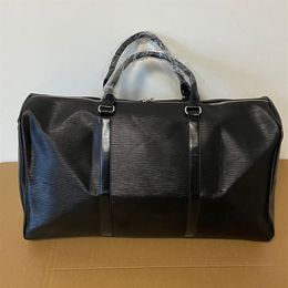 Mode Zwart Water Ripple 54 cm Sport Duffer Bag Red Bagage M53419 Man en Women Duffel Bags Designer Bag317T
