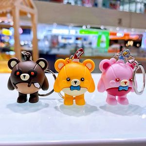 Fashion blogger designer bijoux Cartoon Egg Party 3D Keychain Gift for Baby Bear's Best Friend mobile phone Keychains Lanyards KeyRings wholesale YS19