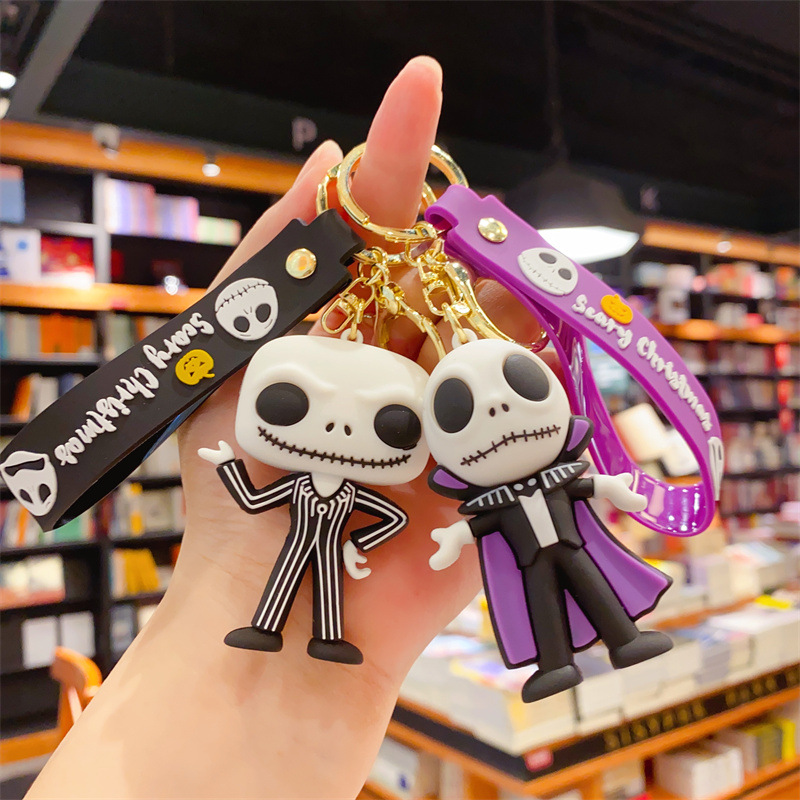 Mode Blogger Designer Jewelry New Halloween Doll Cartoon Car Keychain Mobiltelefon Keychains Lanyards Keyrings Wholesale YS178