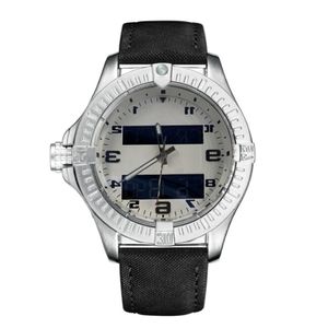 Mode blauwe wijzerplaat horloges heren dubbele tijd zone horloge elektronische aanwijzer display montre de luxe polshorloges rubberen band mannelijke klok 260V