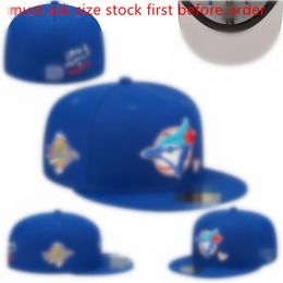 Mode Blue-Jays_ Casquettes de baseball hommes femmes Hip Hop Hat os aba reta Gorras rap Fitted Hats H5-8.9