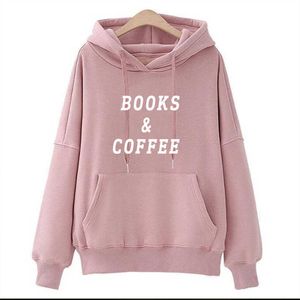 Mode Boeken Koffiedruk Kawaii Streetwear Sweatshirts Hoodies Jeugd Frauen Herfst Winter voor Dames Hip Hop Pullovers Y0820